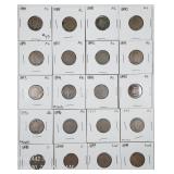 Group of 20  Liberty Nickels  1889 - 1899  AG-G