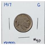 1917  Buffalo Nickel   G