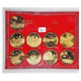 22  Medals honoring the Apollo series flights