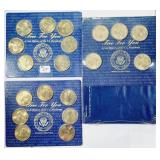 Coin History of U.S. Presidents  38 brass medals
