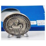 1976 Nebraska Bicentennial 4+ oz .999 silver medal