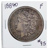1884-O  Morgan Dollar   F