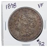 1878  Morgan Dollar   VF