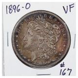 1896-O  Morgan Dollar   VF