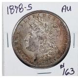 1878-S  Morgan Dollar   AU