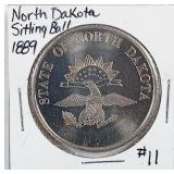 1889  North Dakota  Sitting Bull  Token
