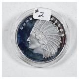 SilverTowne  1 ounce .999 silver round