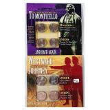 Westward Journey & Monticello  Jefferson Nickels
