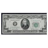 1950  $20  Federal Reserve Note   CU