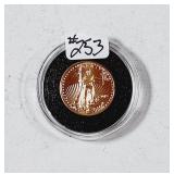 2015  $5  1/10 oz Gold Eagle   BU