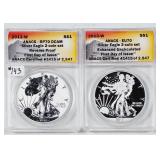 2013-W  $1 Silver Eagle 2-coin set  ANACS