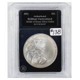 2011-S  Medal of Honor Comm. Silver Dollar  BU