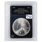 1993-P  Thomas Jefferson Comm. Silver Dollar  BU