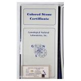 .60 carat  Colored Natural Sapphire  Certified