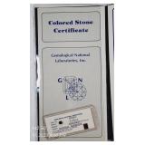 .55 carat  Colored Natural Sapphire  Certified