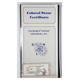 .62 carat  Colored Natural Sapphire  Certified