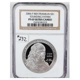 2006-P  Ben Franklin  Founding Father NGC PF-69 UC