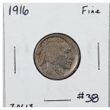 1916  Buffalo Nickel   F