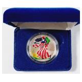 2000  $1 Silver Eagle   "Colorized"