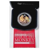 2016  Australian Lunar Year of the Monkey  1 oz AG
