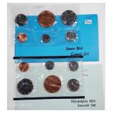 1987  Philadelphia & Denver Mint Souvenir sets