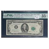 1950-E  $100 FRN  New York  B-Star   PMG VF 35 EPQ