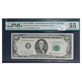 1950-E  $100 FRN  Chicago  PMG AU 55