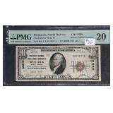 1929  $10 Bismarck, North Dakota National  PMG