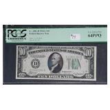 1934-A  $10 FRN  Cleveland  PCGS Ch New 64 PPQ