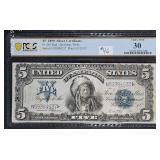 1899  $5 Silver Certificate  'Chief'  PCGS VF-30