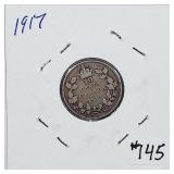 1917  Canada  10 Cents silver   VG