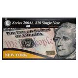 2004-A  $10 FRN  CU  'New Color of Money' series