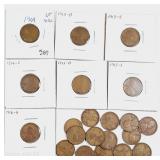 21  Early date  Lincoln Cents  1912 - 1916-S