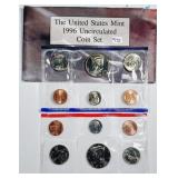 1996  US. Mint Uncirculated set w 50th Ann. Dime