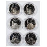 1986-S  Statue of Liberty Comm Half Dollars  Proof