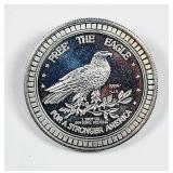 Free the Eagle  1 troy oz .999 silver round