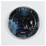 2013  $8 Canada  1 1/2 oz .9999 silver  Polar Bear
