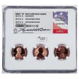 First "W"  2019  Lincoln Cents   NGC Slab