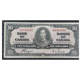 1937  $10  Bank of Canada note   VF