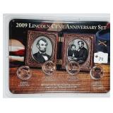 2009  Lincoln Cent Anniversary 4-coin set