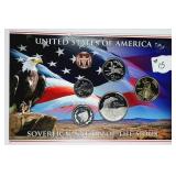 Sovereign Nation of the Sioux 6-coin set