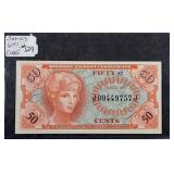 Series 641  Fifty Cents   MPC   CU