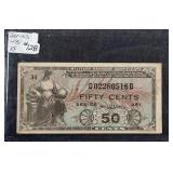 Series 481  Fifty Cents   MPC   XF
