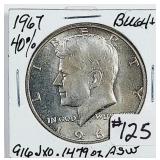 1967  Kennedy Haalf Dollar   BU  40% silver