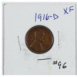 1916-D  Lincoln Cent   XF