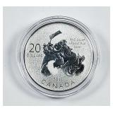 2013  $20 Canada  Santa .9999 silver