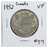 1952  Canada  50 Cents   VF