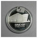 2019  Bank of North Dakota Silver Round