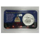 2000  $1  Silver Eagle  Unc.  "Littleton Holder"