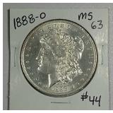 1888-O  Morgan Dollar   MS-63